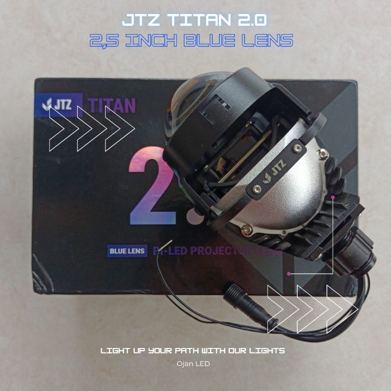 Biled JTZ TITAN 2.0 2, 5inch Blue Lens Free Demon