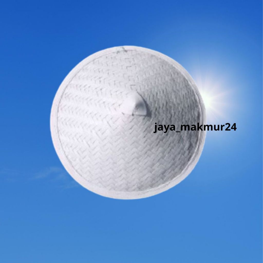 Topi Caping Warna Putih / Caping Ospek Putih