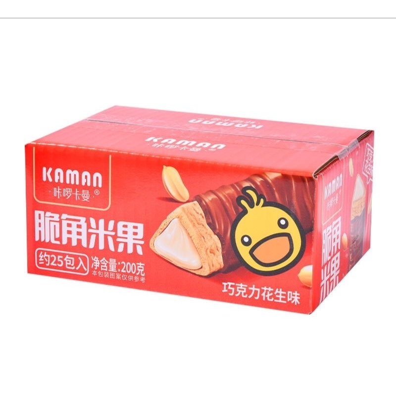 

( HALAL ) PROMO PRICE 1 BOX Kaman wafer stik / chocolate peanut stik