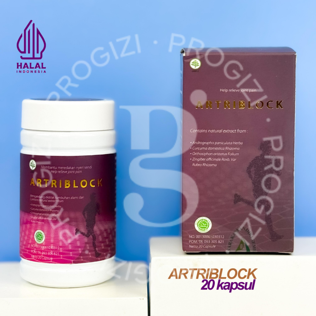 PROGIZI Artriblock Herbal Sendi Original 20 Kapsul