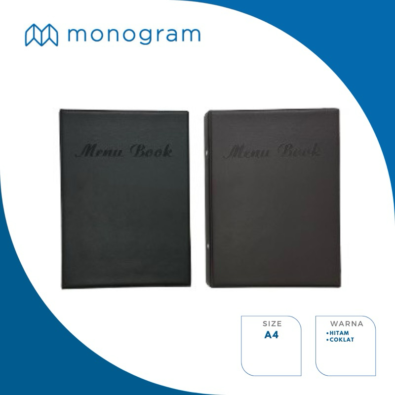 Cover Buku menu binder untuk resto / cafe / hotel ( ukuran A4 )