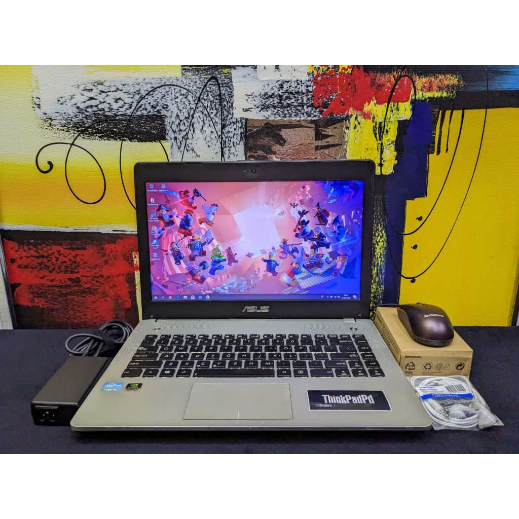 Laptop Gaming Asus N46VJ Core i5 3210M Nvidia GT 635M Backlight Ram 8GB Slim