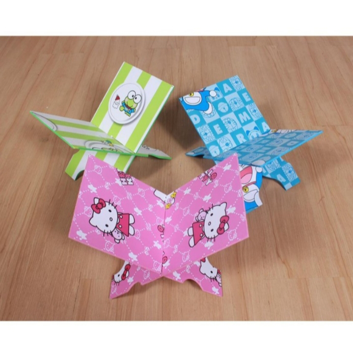 (COD) Rehal Quran Dudukan Meja Baca Al - Quran Motif Karakter dan Dewasa