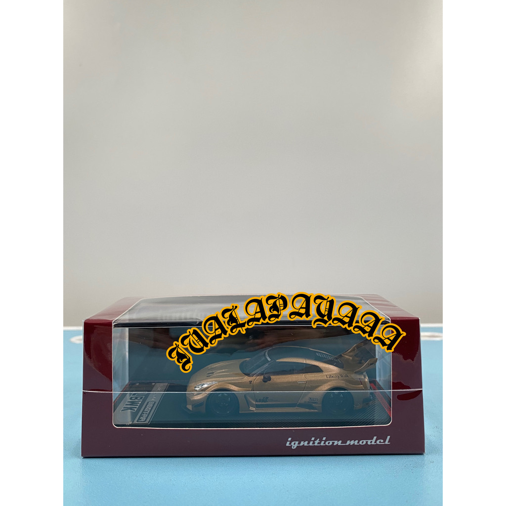 IGNITION MODEL NISSAN R35 LBWK DIECAST IGNITION MODEL NISSAN R35 LBWK GOLD BROWN