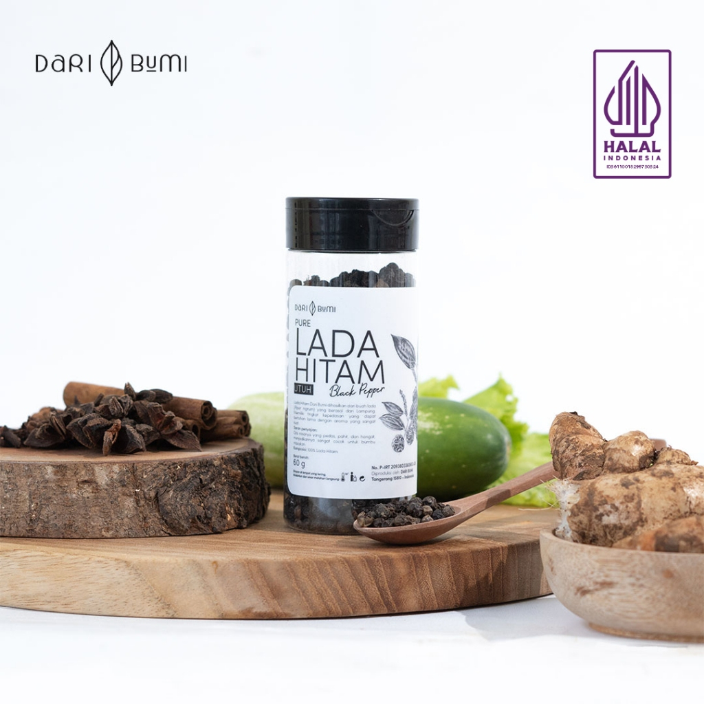 

Dari Bumi Lada Hitam Utuh 50 Gr Premium Whole Black Pepper