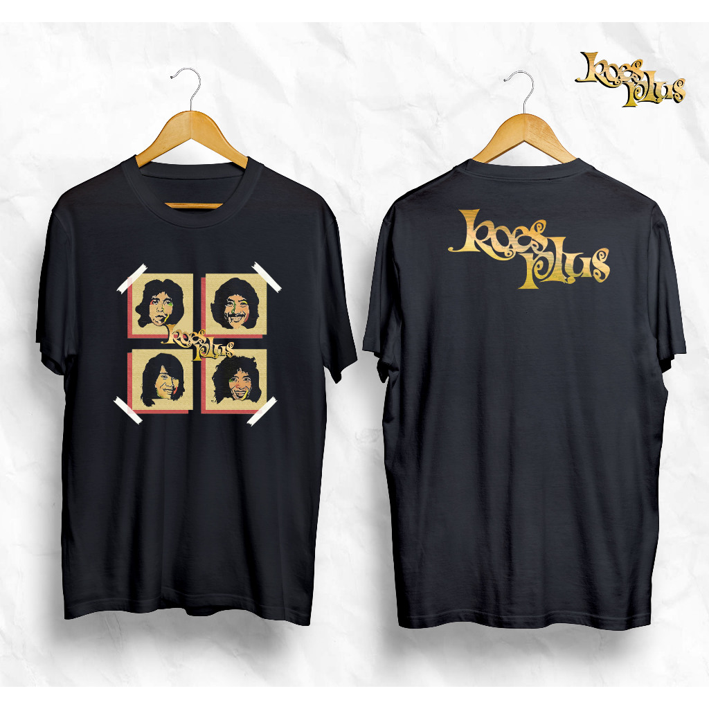 Kaos Koes Plus Band Legendaris | Tshirt Distro Koes Plus | Baju Kaos music Koesplus Bahan Cotton Com