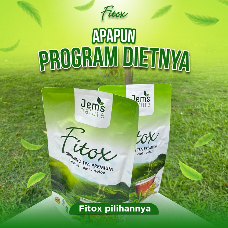 Fitox Slimming Tea For RESELLER isi 12 pcs