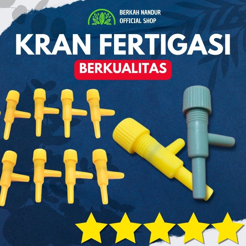 Kran Fertigasi Keran irigasi Tetes 4/7 mm Fertigasi Tetes