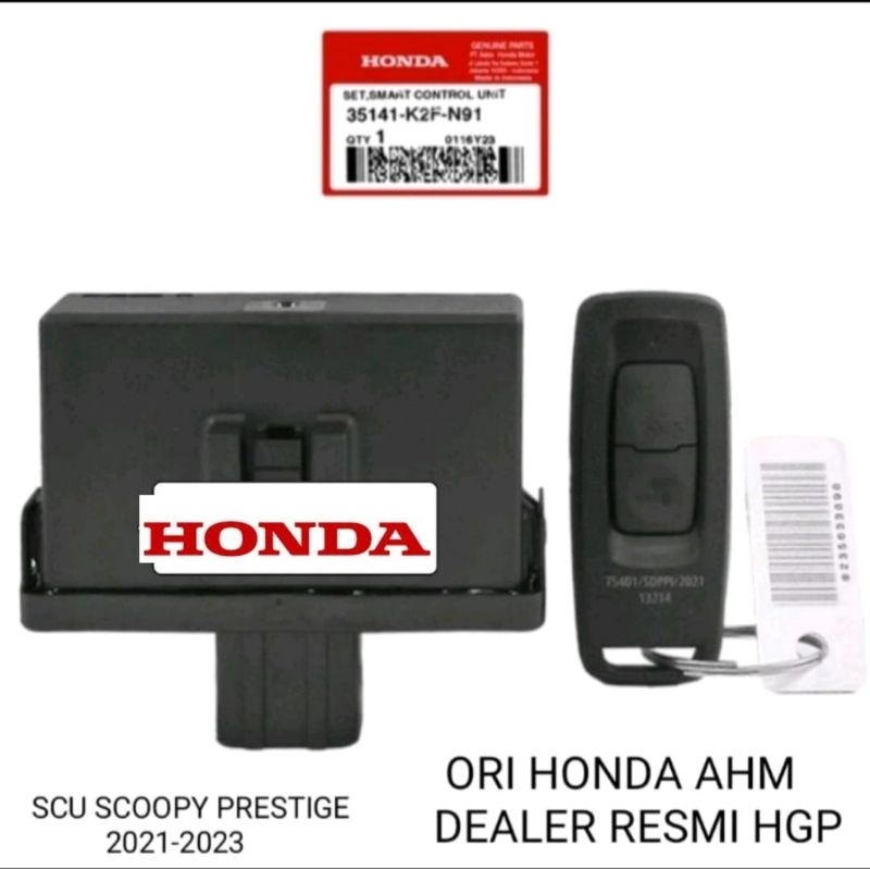 35141-K2F-N91 Remote smart control unit scu scoopy 2023 1 soket asli honda