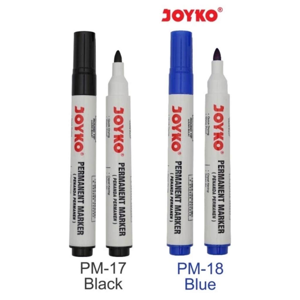 

JOYKO PERMANENT MARKER PM-17 (BLACK) & PM-18 (BLUE)