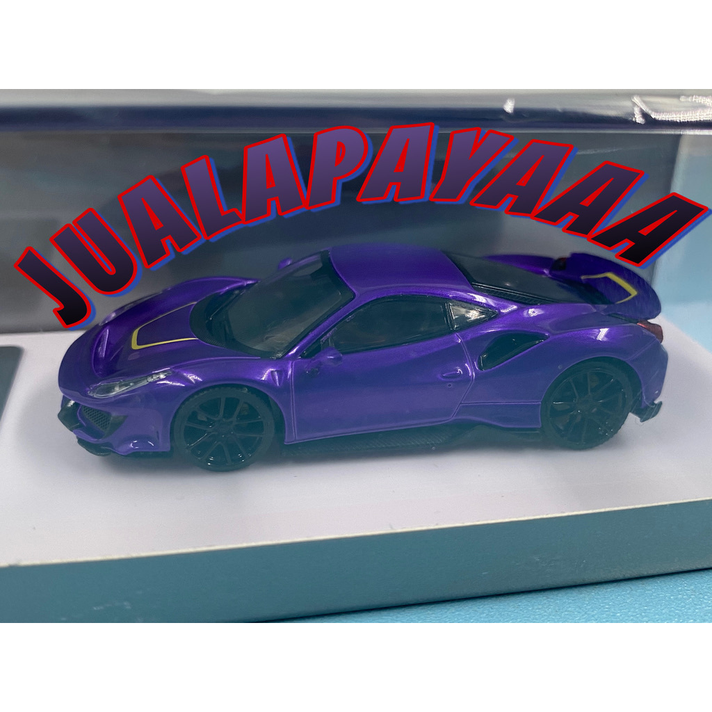 DCM FERRARI 488 PISTA NOVITEC PURPLE DCM FERRARI 488 PISTA NOVITEC PURPLE DIECAST DCM FERRARI NOVITE