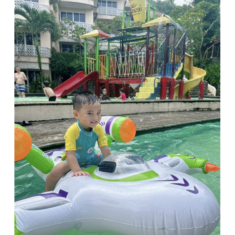 Premium Jumbo Ban Renang Pelampung Ride On Floaties Anak Pesawat Jet Plane Jetski Perahu Kapal Ban Apung Pengaman Renang Swim Swimming Child Kolam