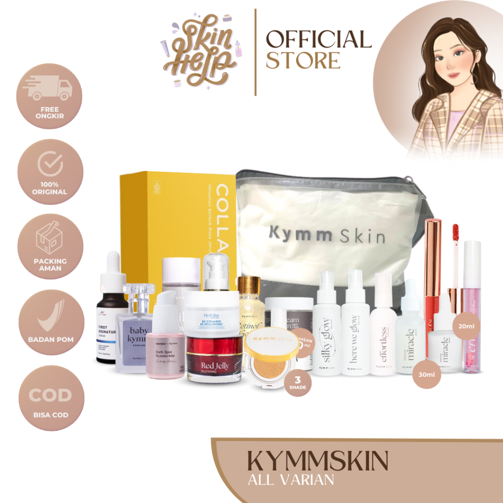 KYMMSKIN ALL VARIAN| READY EFFORTLESS SUNSCREEN SPF 50 BY KYMMSKIN | DAY NIGHT CREAM FACIAL WASH BAK
