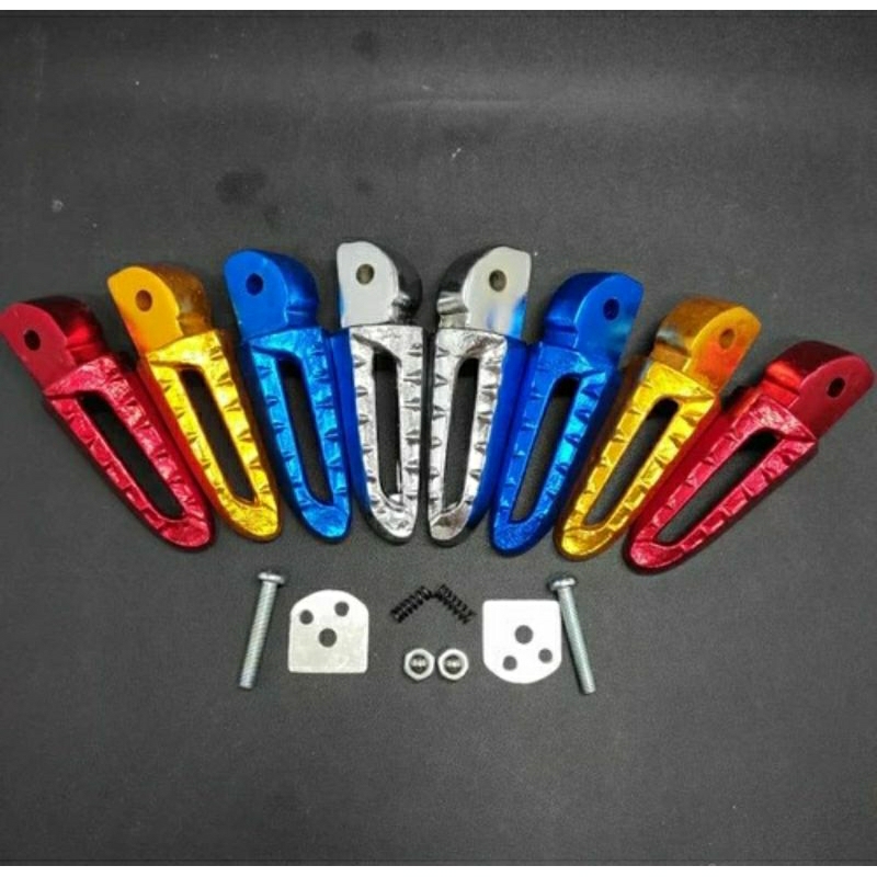 Footstep Pinjakan kaki belakang Variasi CNC Motor HONDA, Merah