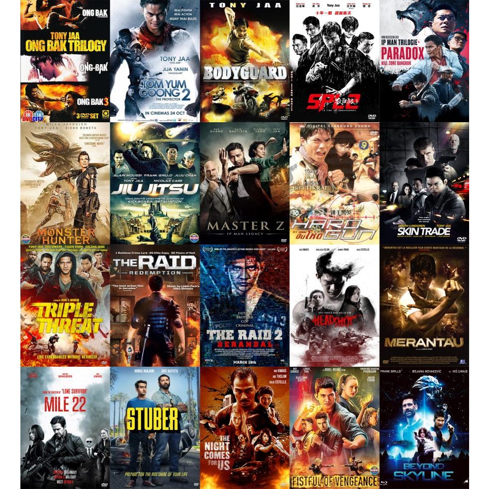 Tony Jaa & Iko Uwais Muvi Koleksi