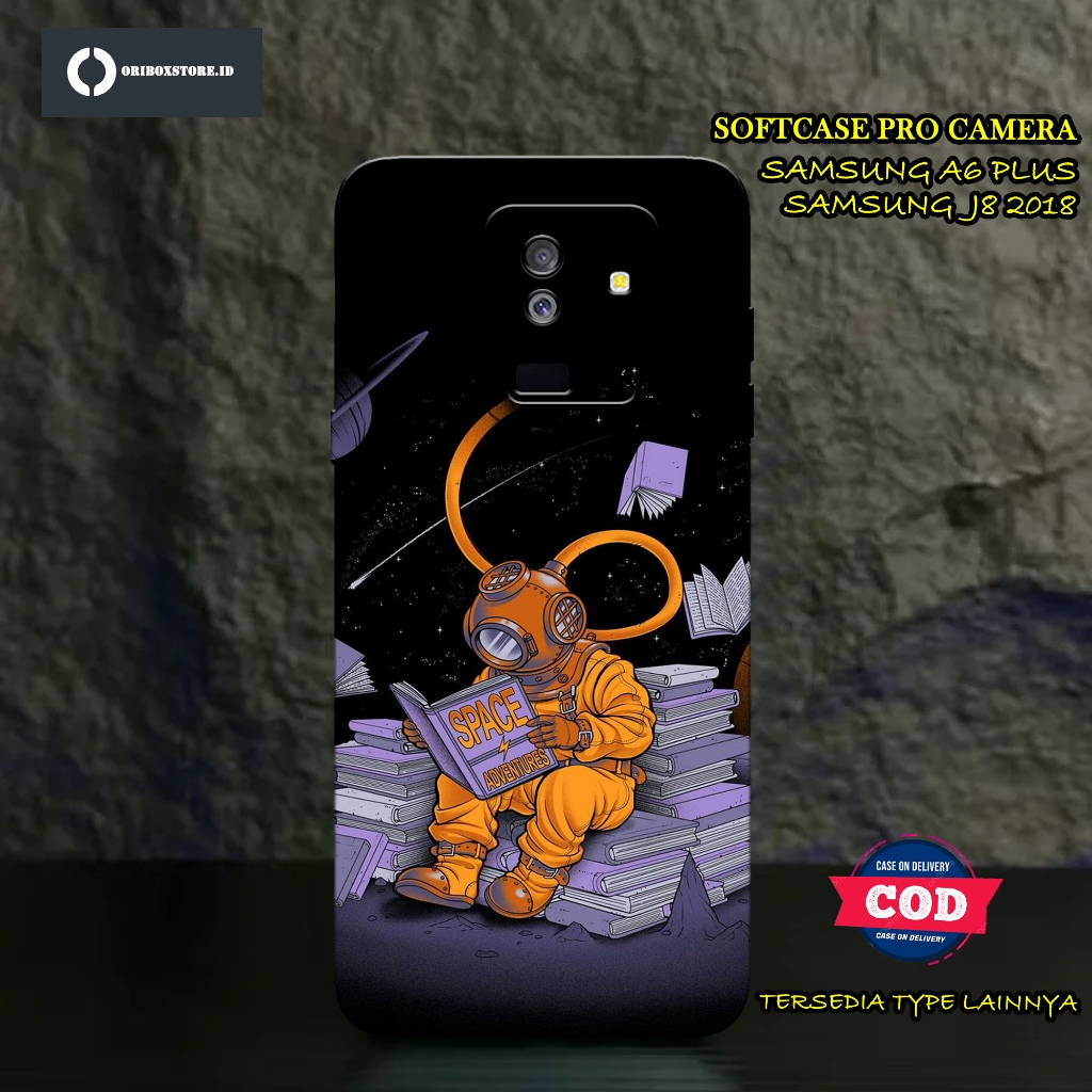 ORIBOXSTORE - Case SAMSUNG A6 PLUS / SAMSUNG J8 2018 Terbaru - Motif Astronot - Casing SAMSUNG A6+ /