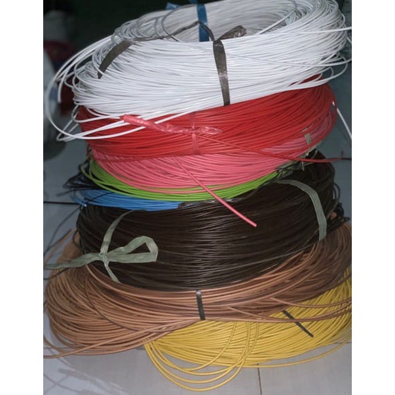 KODE Q25J Rotan sintetis bulat diameter 15mm per kilo