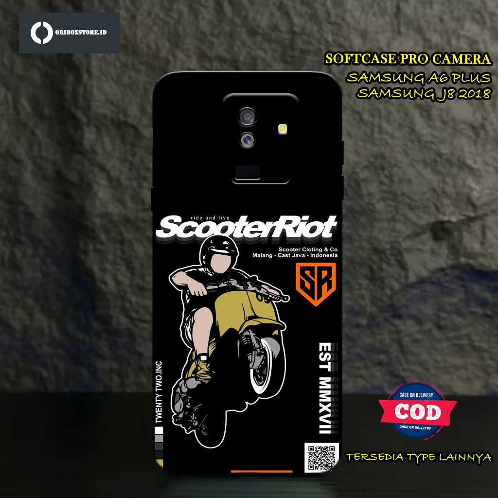 ORIBOXSTORE - Case SAMSUNG A6 PLUS / SAMSUNG J8 2018 Terbaru - Motif Motor - Casing SAMSUNG A6+ / SA
