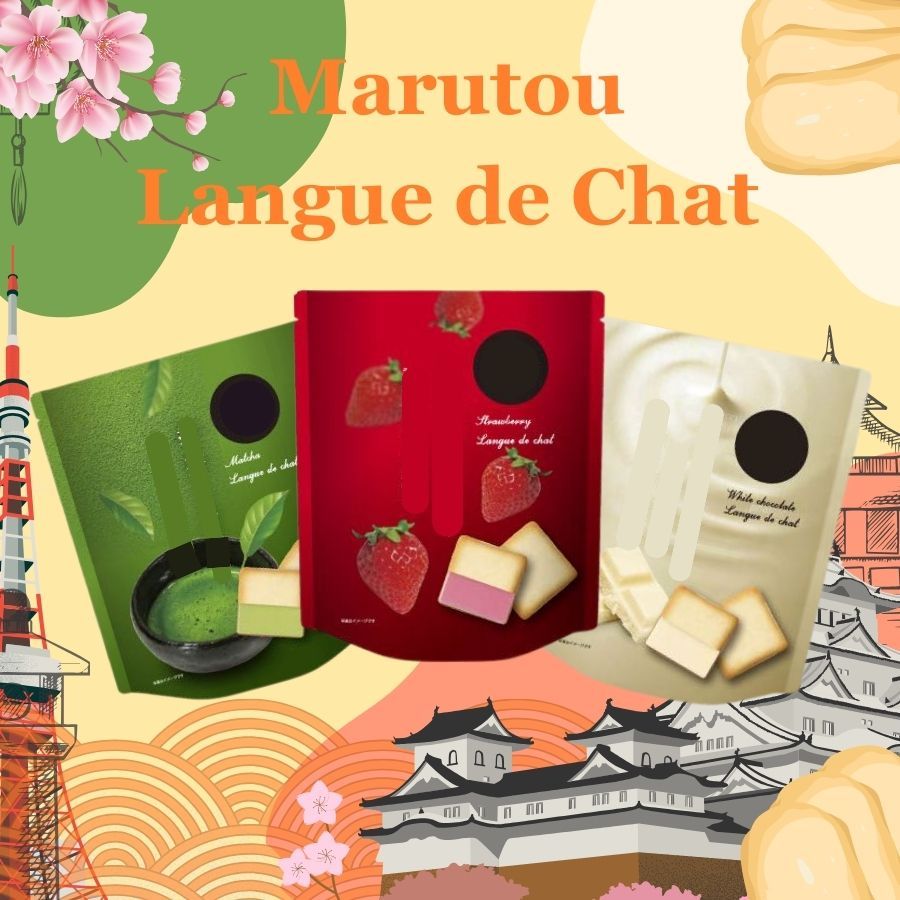 

Marutou Langue de Chat 45 g Biskuit Lapis Krim isi 5 Pcs 1 Pouch