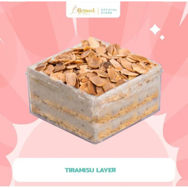 

Bittersweet By Najla Tiramisu Layer Pastry Box