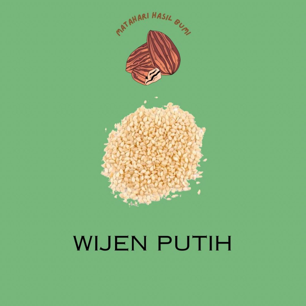 

Wijen Putih mentah kemasan 250 gram