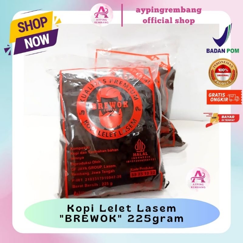 

Kopi Lelet BREWOK 225gram Khas Lasem - Rembang