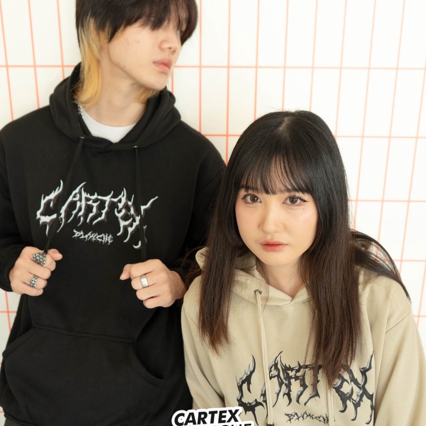 KP8 CARTEXBLANCHE  Emo Style Jaket Hoodie Jumper Sablon Unisex Pria  Wanita Size M  XXL