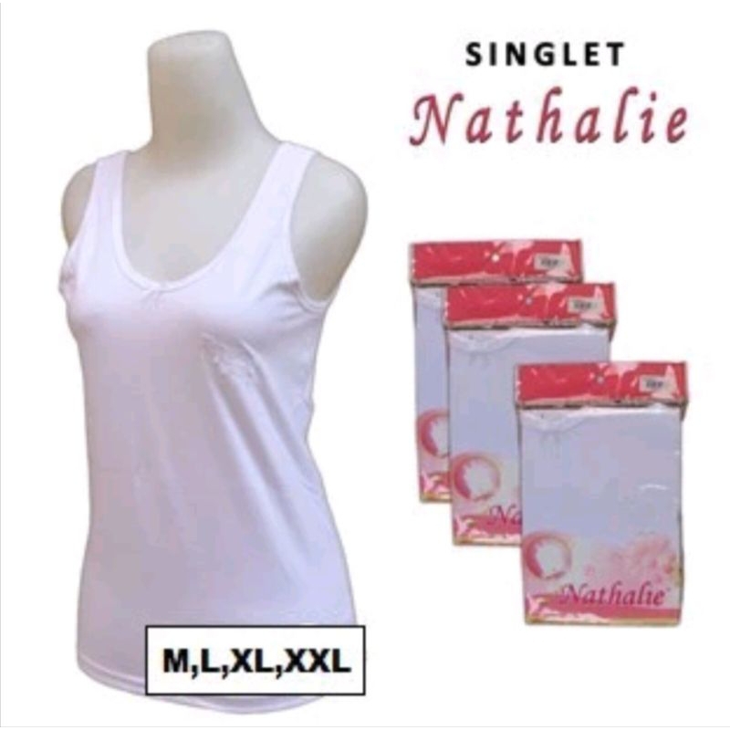 SINGLET NATHALIE/KAOS DALAM WANITA/SINGLET WANITA NATHALIE