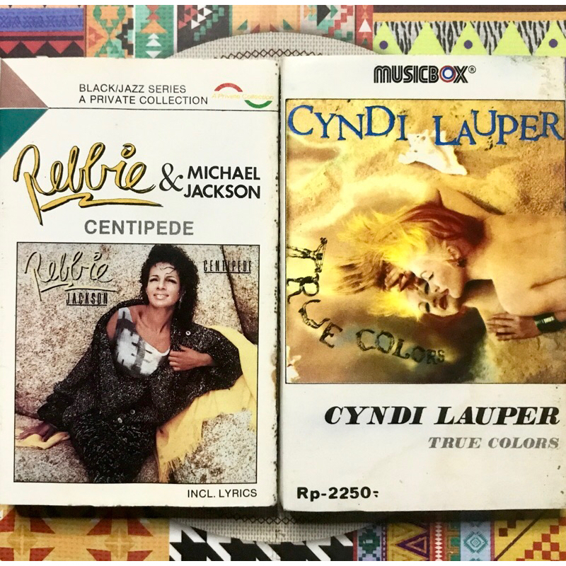 KASET PITA REBBIE DAN CYNDI LAUPER SEPAKET