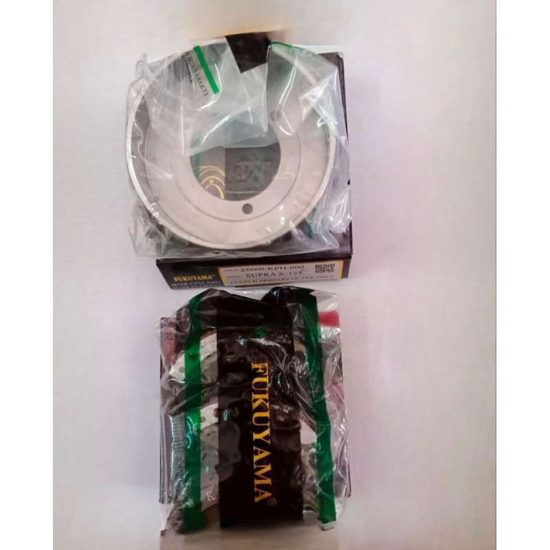 Mangkok Ganda Kampas Ganda Set Assy Karisma Supra X125 Fukuyama