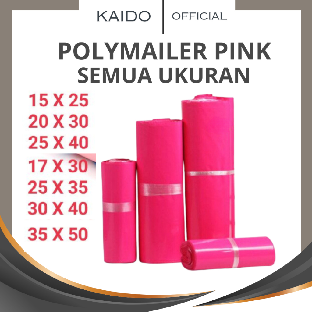 

Polymailer Bag/Plastik Polymailer Pink/Plastik Online shop/Polymailer Warna