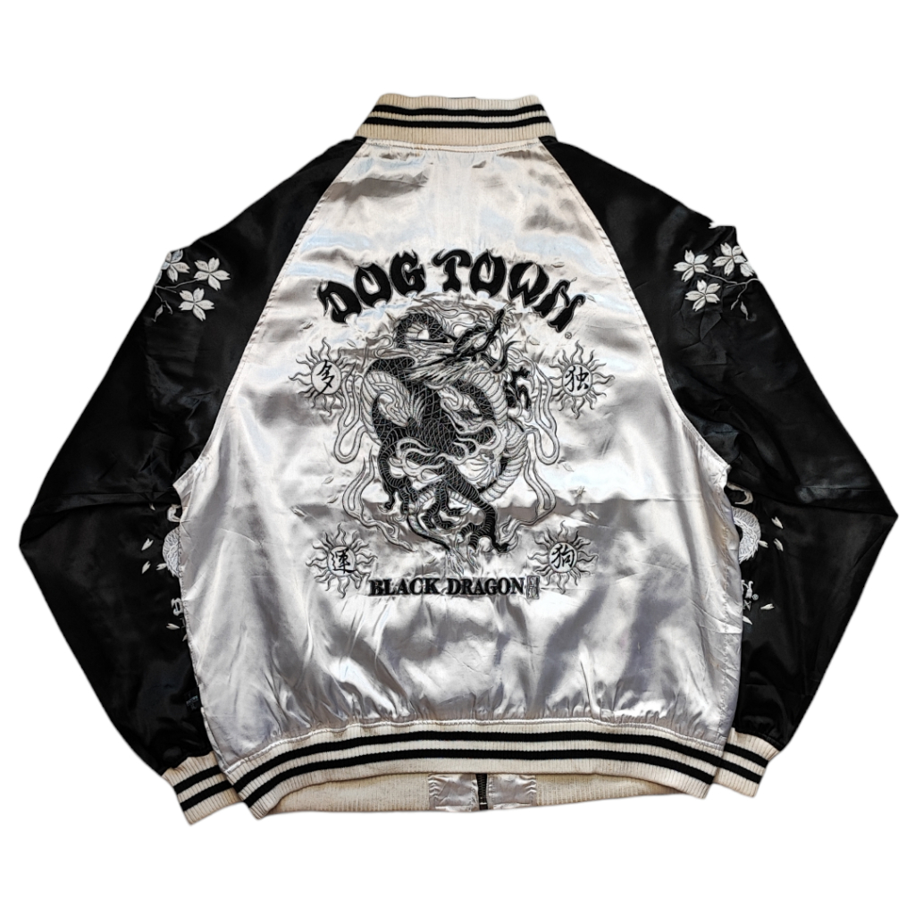 Vintage Dog Town Black Dragon Sukajan Souvenir Jacket