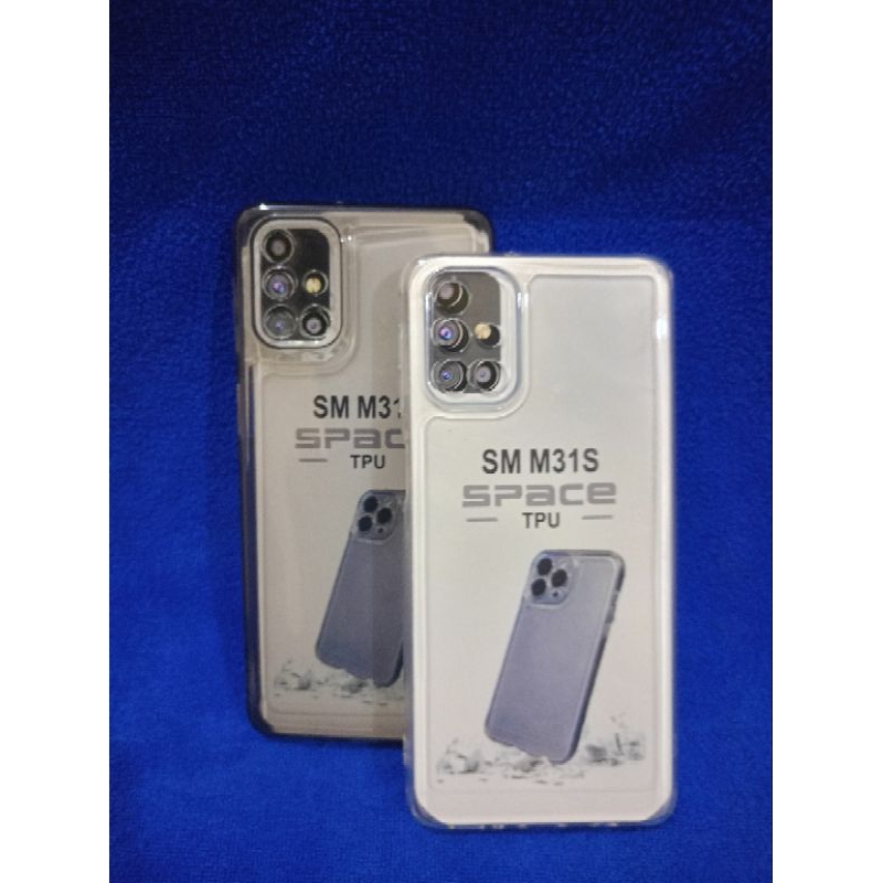 Softcase Casing SPACE TPU SAMSUNG M31S Selikon Bening Trasparan Pelindung belakang HP+Camera