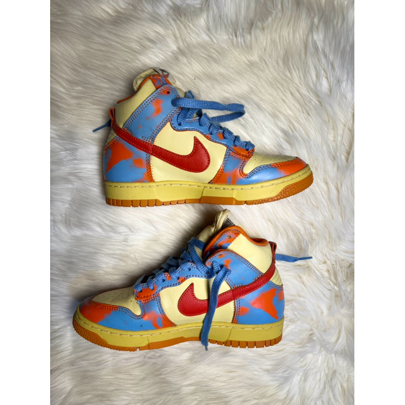 Nike Dunk Hi 1985 ORANGE ACID WASH