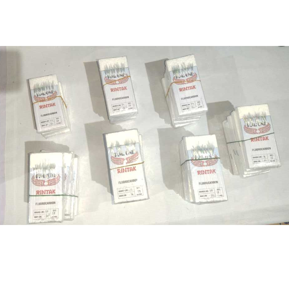 RINTA PUTIH FLUOROCARBON UKURAN 10LBS, 12 LBS, 14LBS, 18LBS, 20LBS, 23LBS