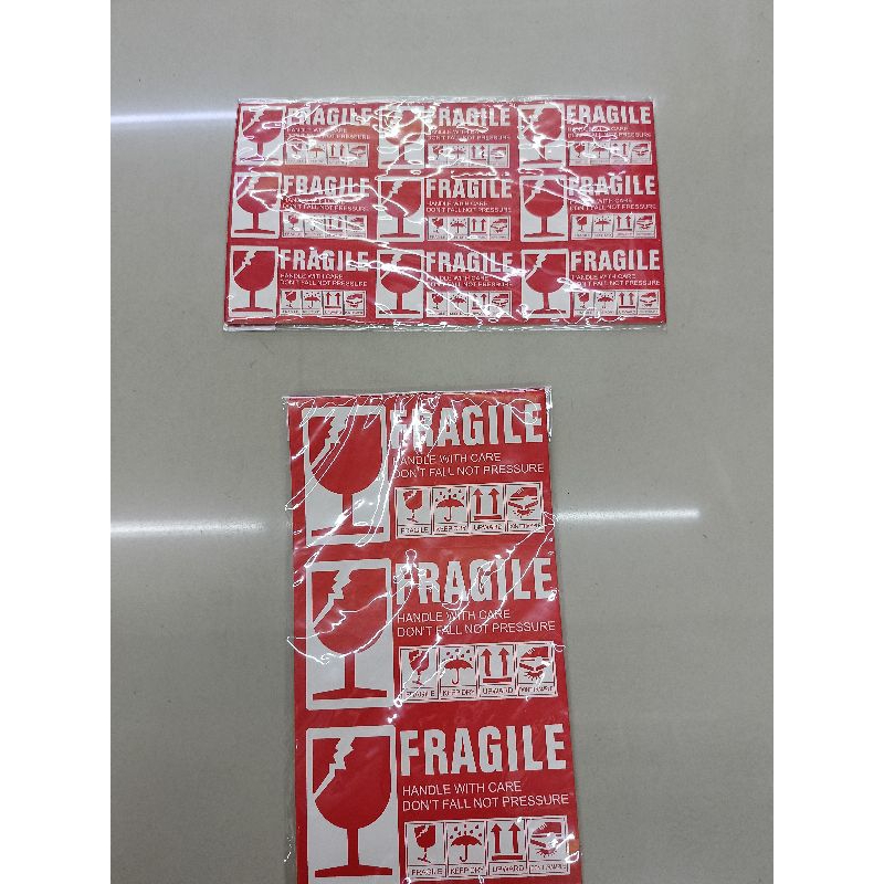 

Setiker Fragile Untuk Pengiriman Paket (Isi 3 Pcs Besar & 9 Pcs Kecil)