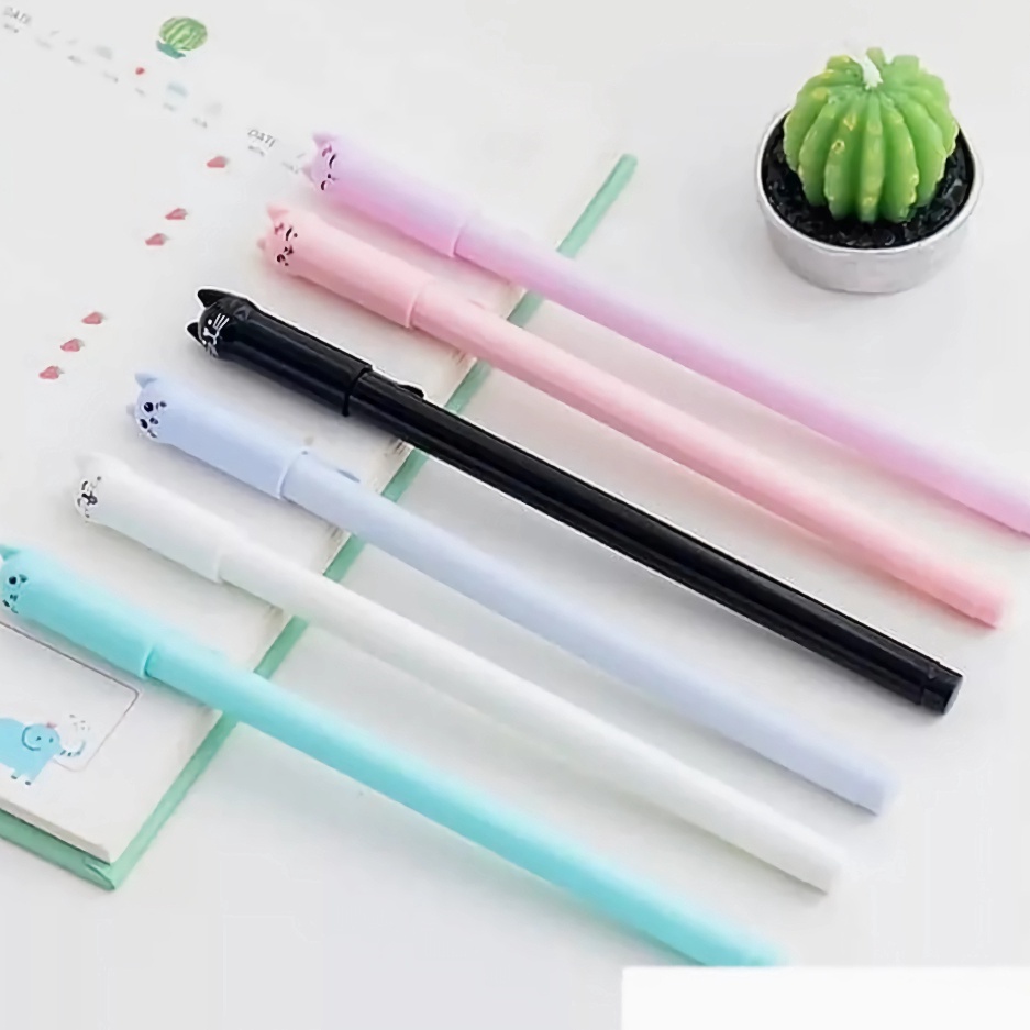 

DAHSYAT APEN Pulpen Karakter Pena Meow Gel Kucing Lucu Imut