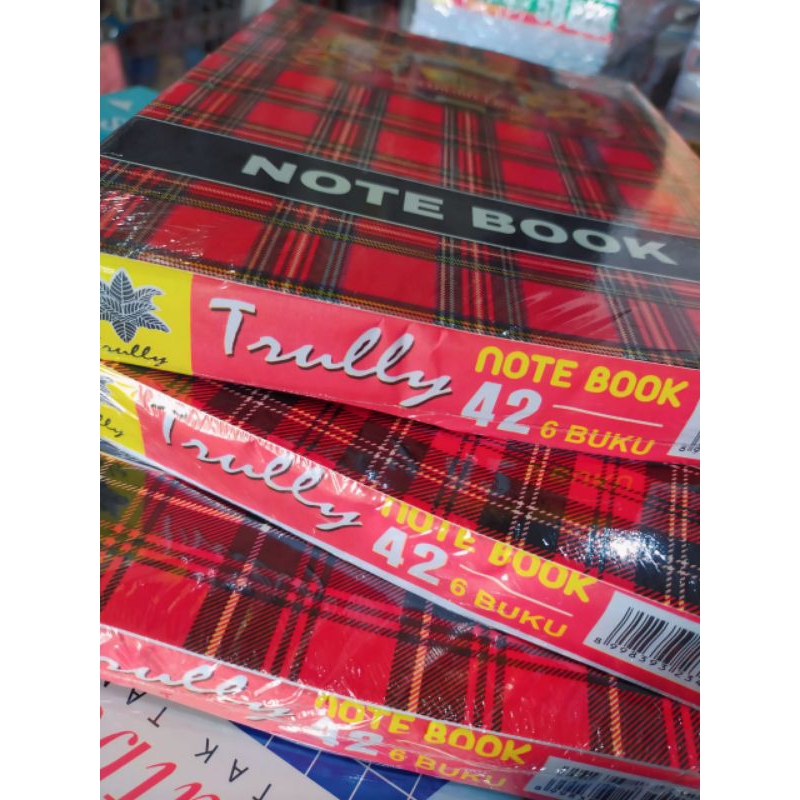 

Buku Tulis Boxy Trully 42 Lembar 1 Pack isi 6pcs