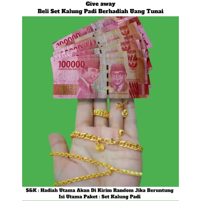 beli set kalung nory berhadiah uang