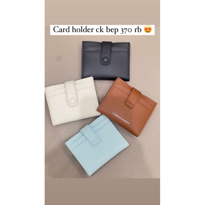 card holder charles and keith muat kartu banyak