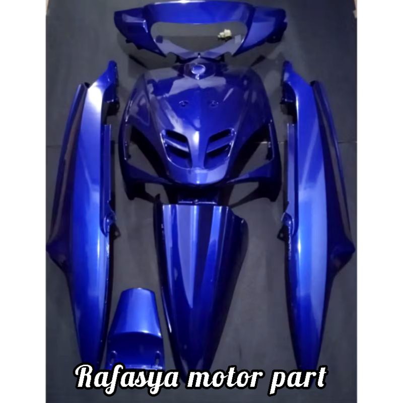 Cover Full Body Halus Yamaha Mio Sporty/Full Body Mio Sporty Warna Biru/Fullset Body Mio Sporty
