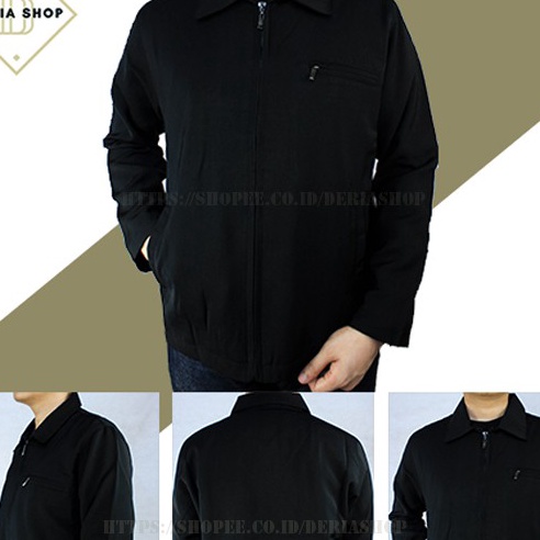 Price Jaket Semijas Pria Hitam Polos Jasket Semi Jas Presiden SBY Stelan Cowok Jacket Boss Kantor Fo
