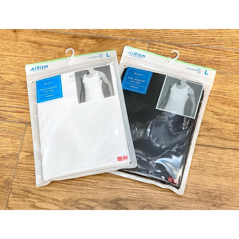 UNIQLO Airism Tank Top Mesh Singlet Nylon Anti Odor Original