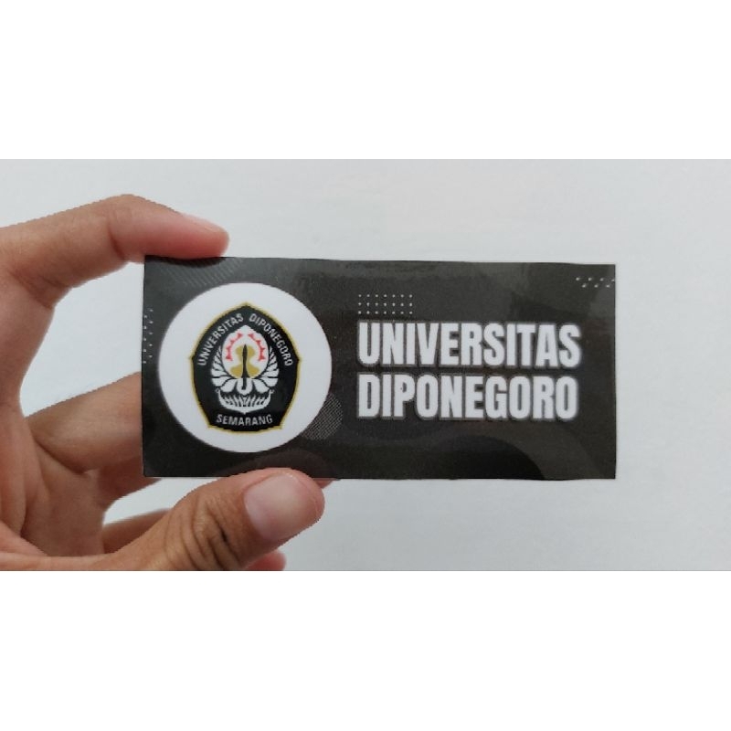 Stiker Universitas Diponegoro (UNDIP)