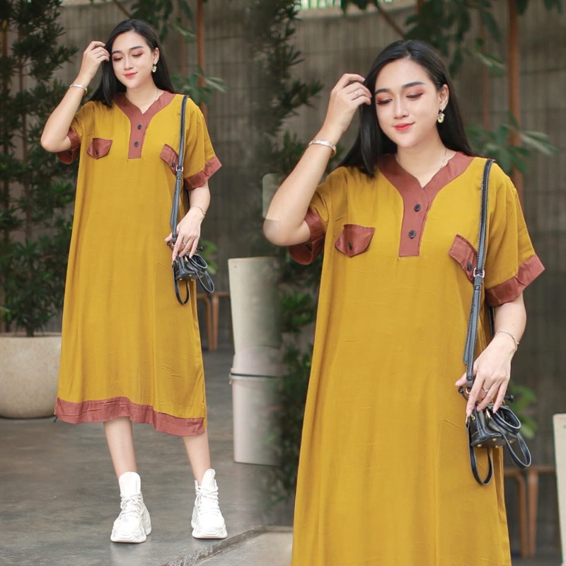 daster Nayya daster daster kekinian polos rayon