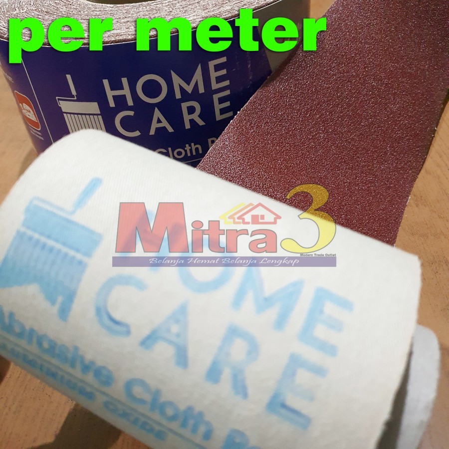 KERTAS GOSOK / AMPLAS Pasir Ampelas Roll Duco Dico Halus Kasar METERAN