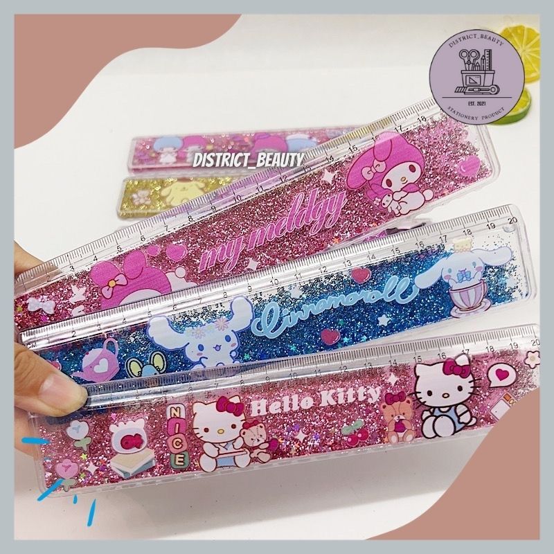 

PENGGARIS GLITTER AIR SANRIO PANJANG 20CM GARISAN 20CM SANRIO PENGGARIS PASIR AIR GLITTER SANRIO LUCU TERMURAH