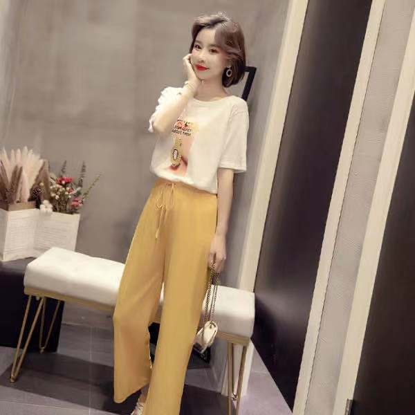 HOHO_HWANG Baju Setelan Wanita Dewasa Import Kekinian Terbaru Set Goals