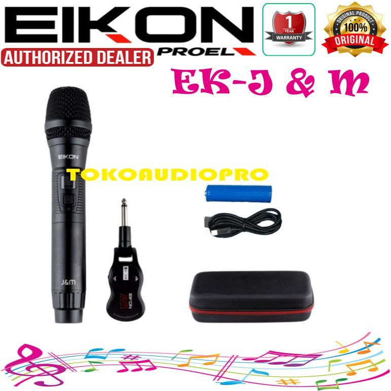 Mic Wireless Proel Eikon EK-JM Handhel Wireless Microphone