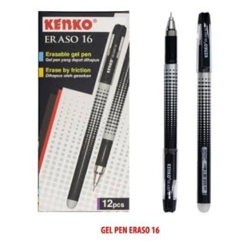 

( 12 Pcs ) KENKO - Bolpen Eraso 16 Hapus 0.38mm / Pulpen Pen Erasable